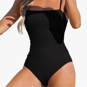 NEW One-Piece Black Bathing Suit